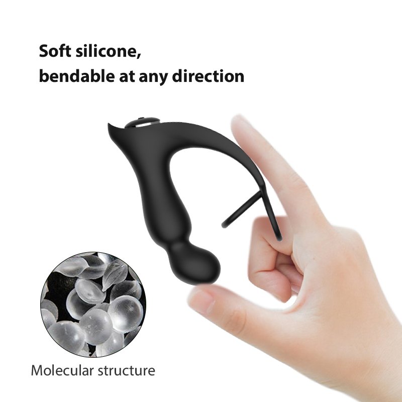 reusable huge cock ring big butt plug vibrating cock plug ring sex vibrator for men