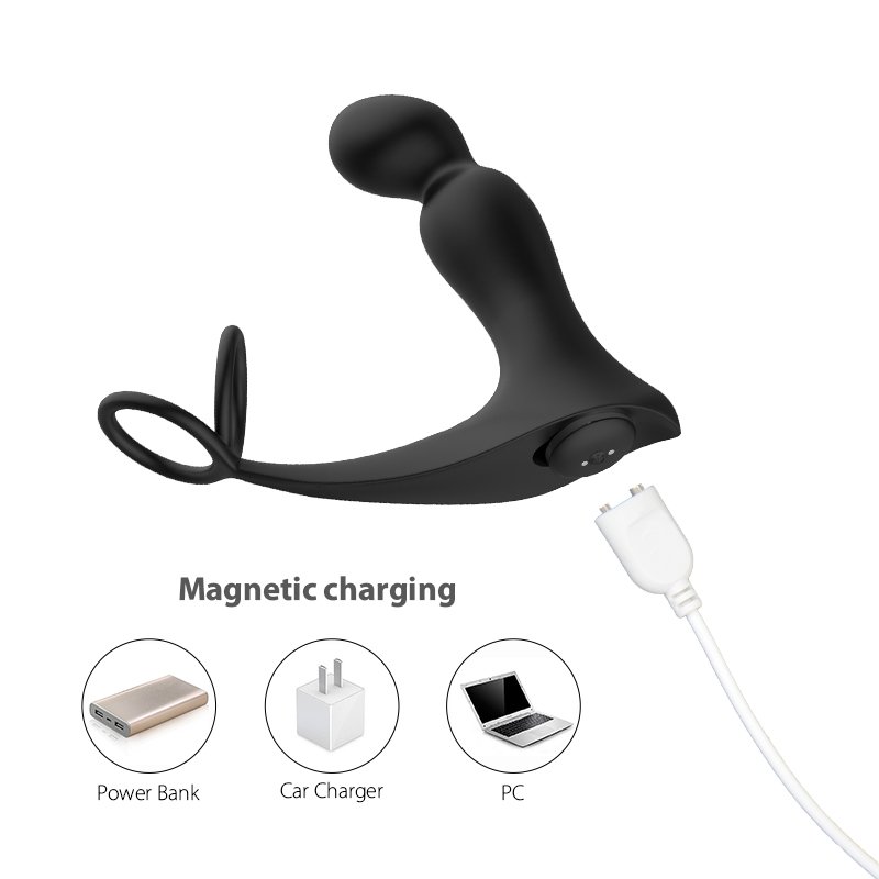 reusable huge cock ring big butt plug vibrating cock plug ring sex vibrator for men