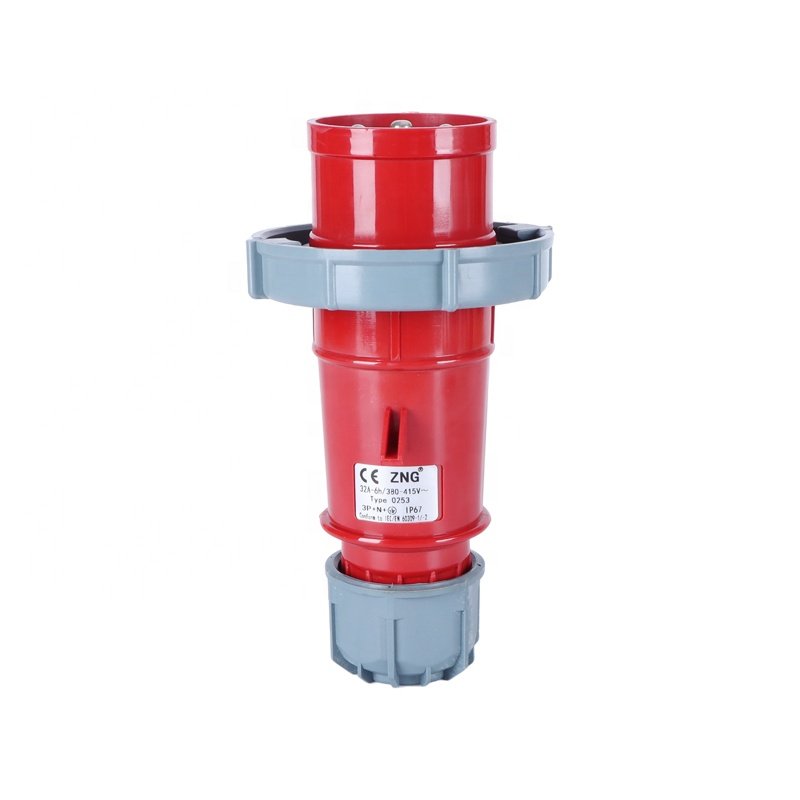 ZNG-0253 IP67 Waterproof 3 Phase 400V 5 Pin 32A Industrial Plug