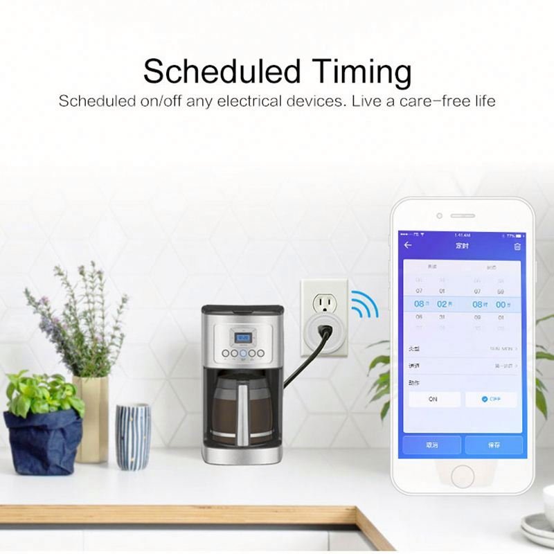 Wholesale Wireless US Wall Timer Socket Alexa Wifi Remote Control ewelink Home Power Mini Electrical 10a 220v Smart Plug