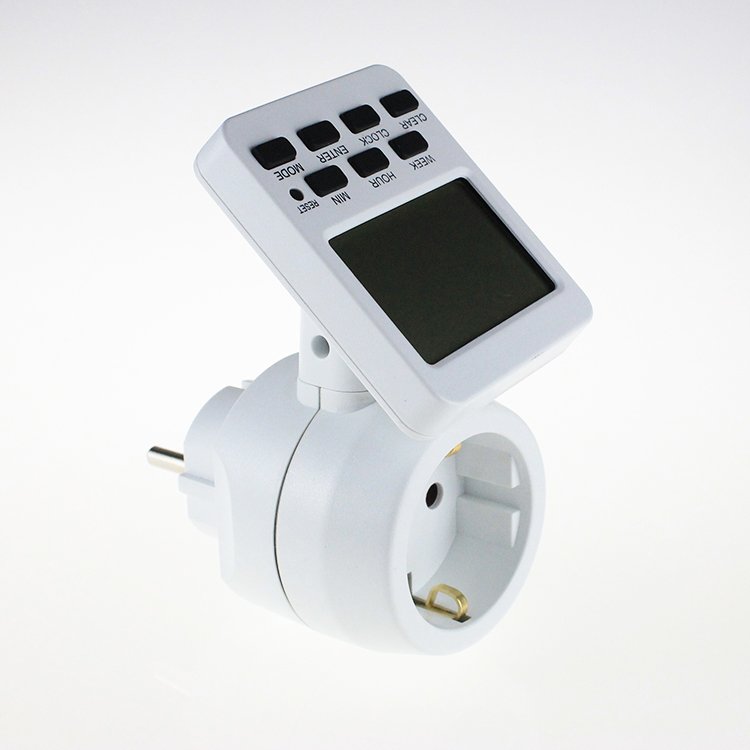 Programmable Digital Minute Second Timer Smart Eu Plug Power Socket