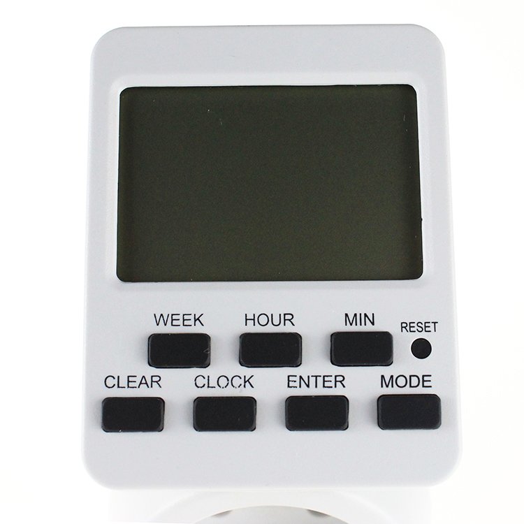 Programmable Digital Minute Second Timer Smart Eu Plug Power Socket