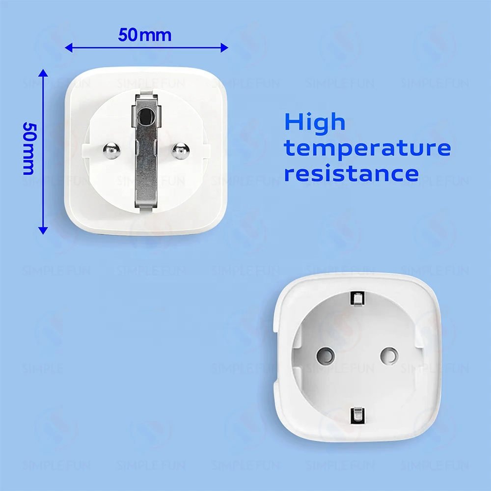RF 433MHz Wireless Remote Control Socket Plug AC 110V 220V 16A EU Standard with Round Remote for Home Appliances