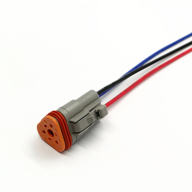 Deutsch DT Series 2/3/4 Pin Auto Electrical Wire Harness Kit, DT04-03P DT06-3S Plug Light Bar Pigtail Loom Connector Cable