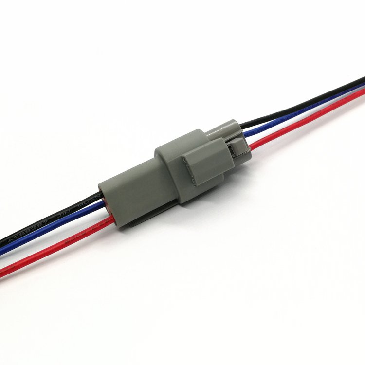 Deutsch DT Series 2/3/4 Pin Auto Electrical Wire Harness Kit, DT04-03P DT06-3S Plug Light Bar Pigtail Loom Connector Cable