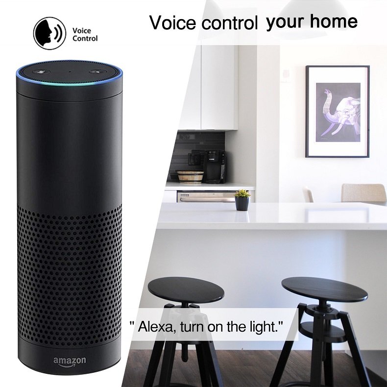 Glomarket Tuya Smart Wall Socket EU Standard Alexa Voice Phone App Timer Remote Control Smart WiFi Wall Power Socket