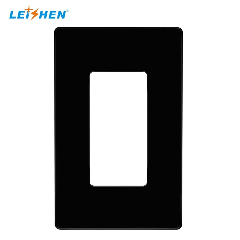 2022 Leishen Unique SCREWLESS wall socket switch TR receptacle outlet plug decor cover plate with perfect appearance & quality
