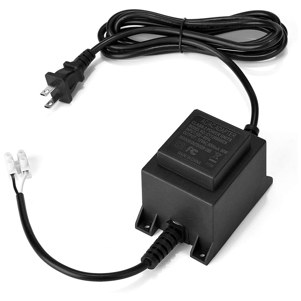 oltage Converter Transformer 110/120V to AC 12V/5A, AGPtEK 60-Watt Waterproof Power Supply Converter for Swimming Pool Light