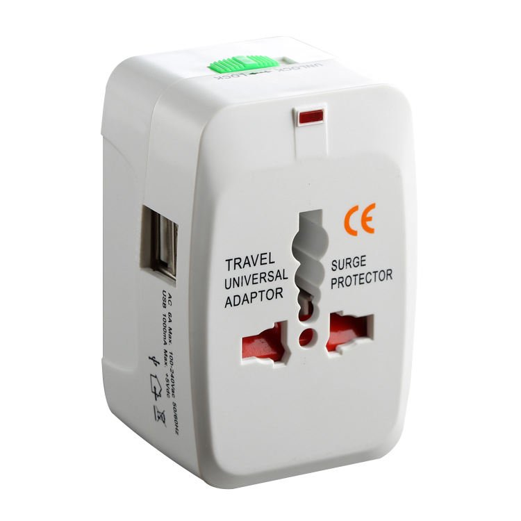 Worldwide International All In One 6A Adapters Plug 65w Pd Fast Charger Universal Travel Adapter With Saa Certification