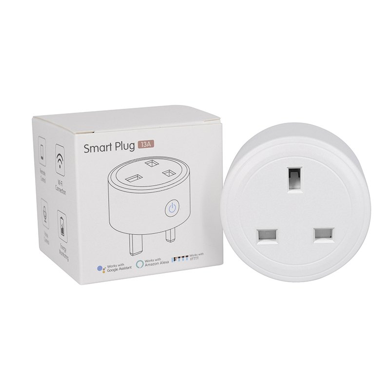 UK Plug Socket Wifi Smart Tuya Electrical Plug With Socket UK standard Wall Socket work with Kinetic Switch or TUYA APP