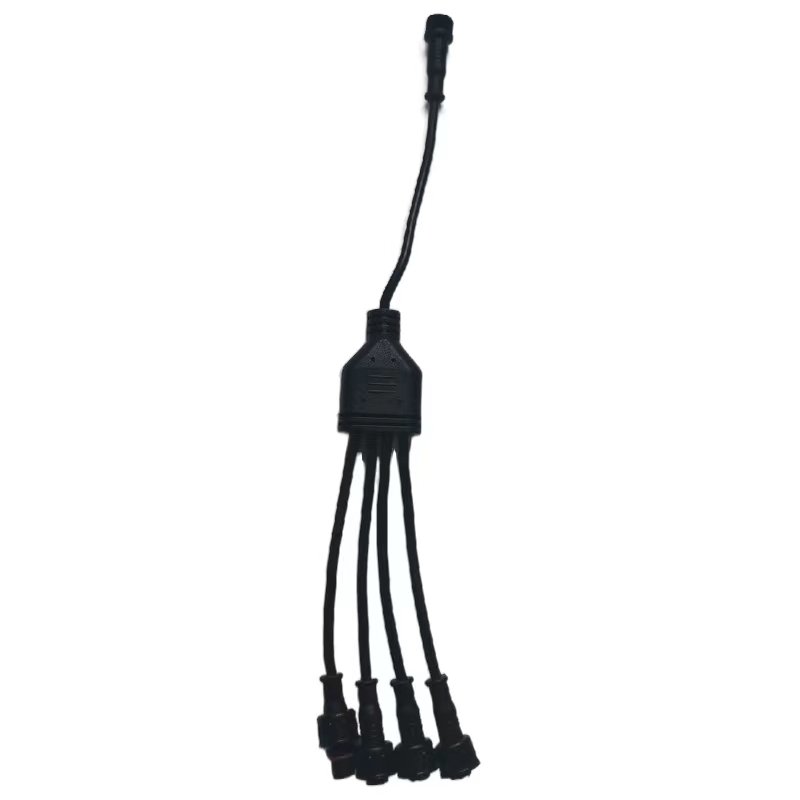 Kingshowstar Hot Sale Waterproof Splitter1-2 1-4 1-6 1-8 Play&Plug Connector Splitter Wire for Wheel Light LED Rock Light