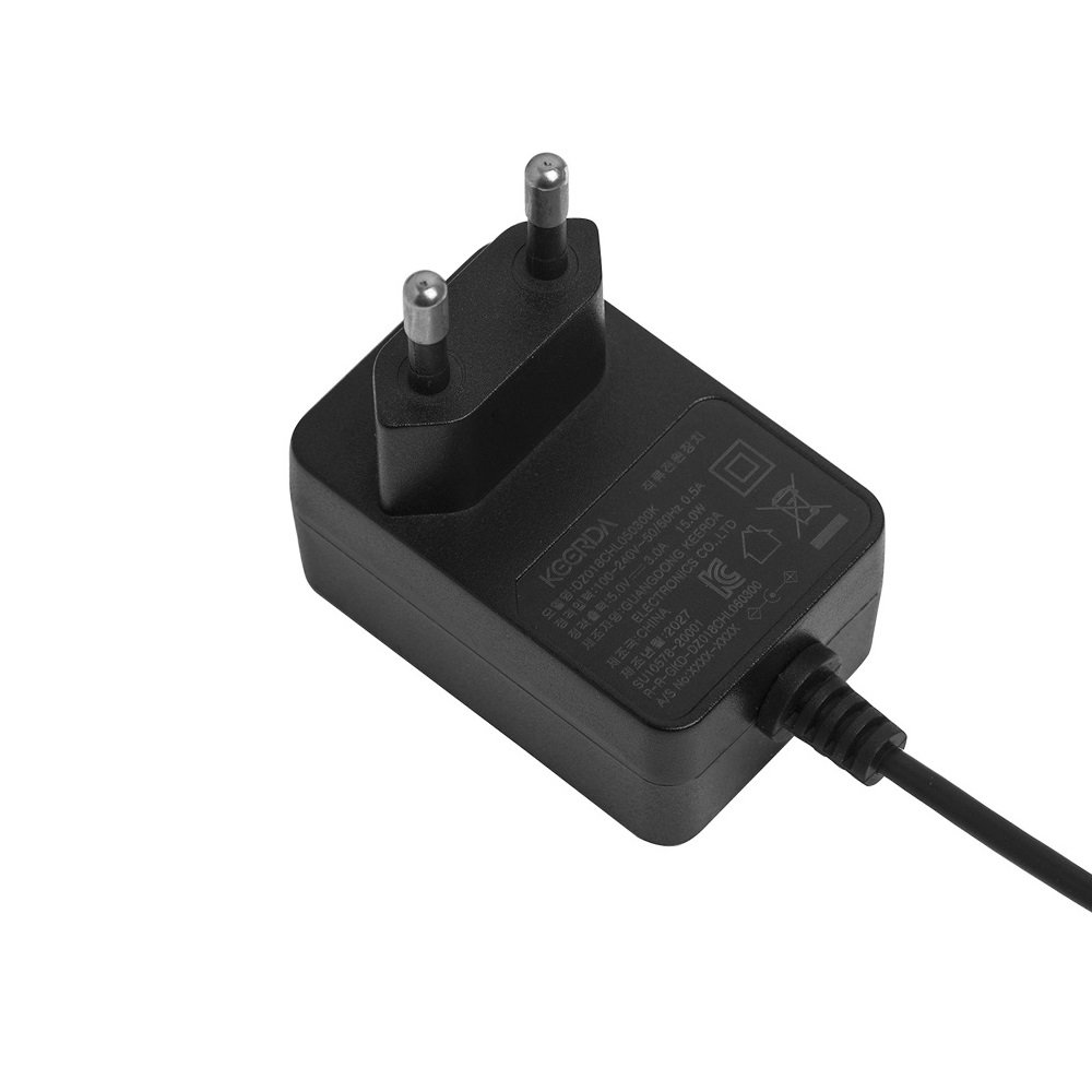 EU Plug Adapter AC 100-240V To DC 18W 1000Ma 2000Ma 3000Ma 5V 7V 10 15V 20V Power Supply For CCTV