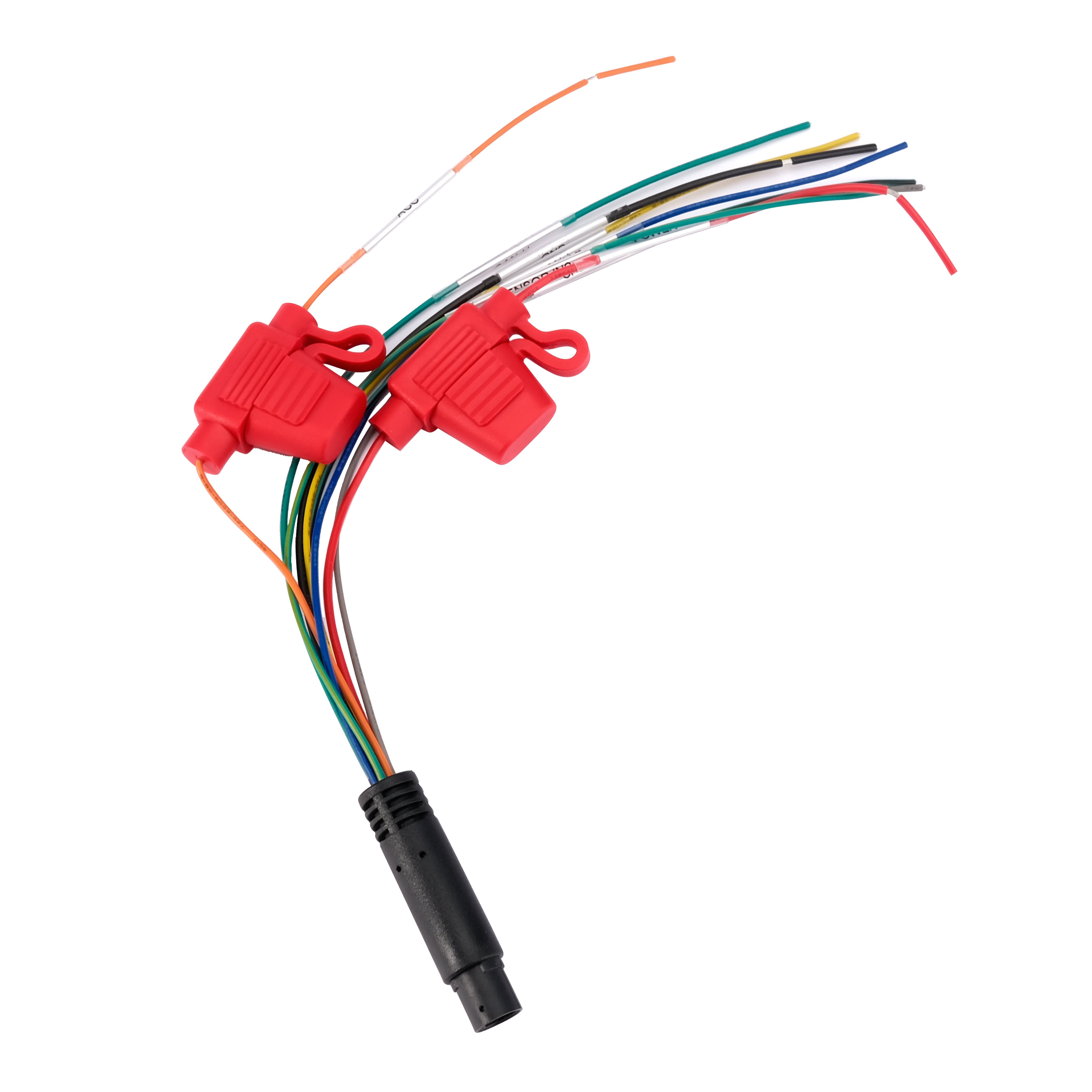 Soulin Jst 1 to 10 Line Round Ribbon Jumper Charge Cable Electrical Wiring Harness Flat Cable Assembly for Auto Control