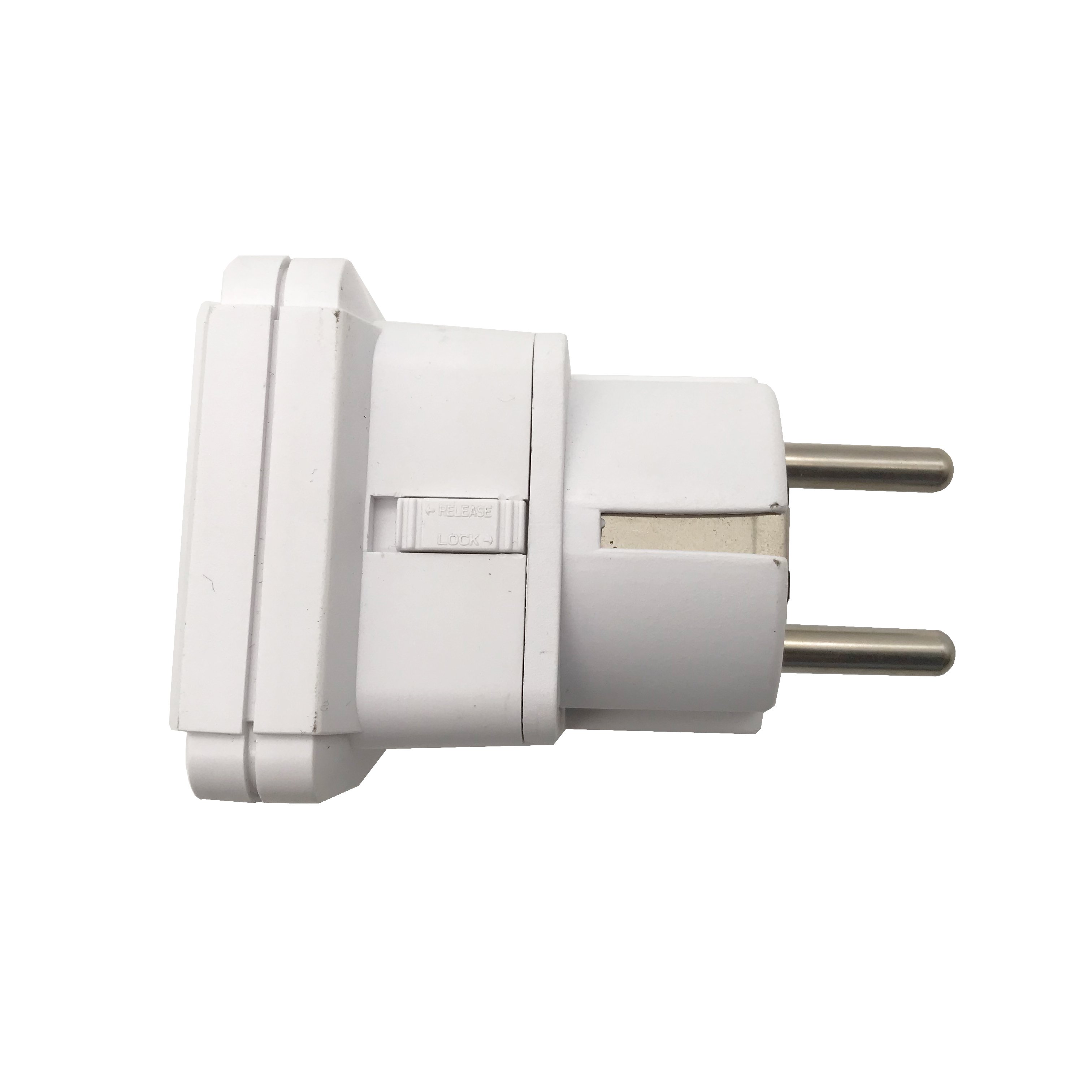 Detachable Plug Power Adapter European Travel Plug Adapter 16A 250V 2 Pin Universal Travel World Adaptor Adapt Surge Protection