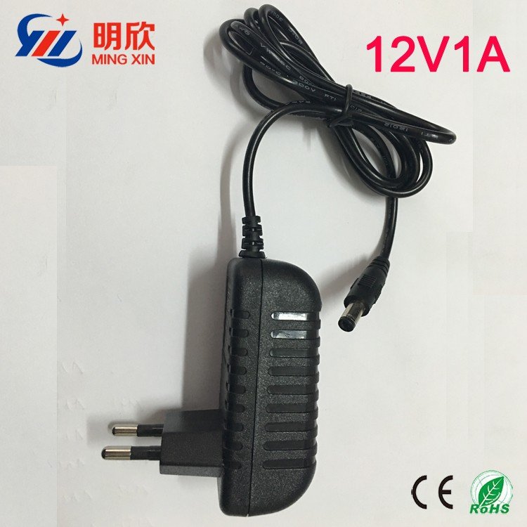 AC DC power adapter 12v 1a /12v 1000ma ac dc power supply adapter US/EU/UK plug