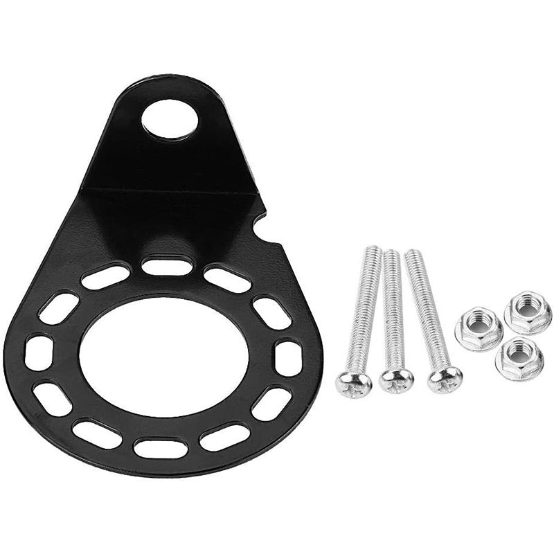 Trailer Mounting Bracket Metal Mounting Bracket Holder for 7 Pin 13 Pin Caravan Towing Trailer Connector Plug Socket
