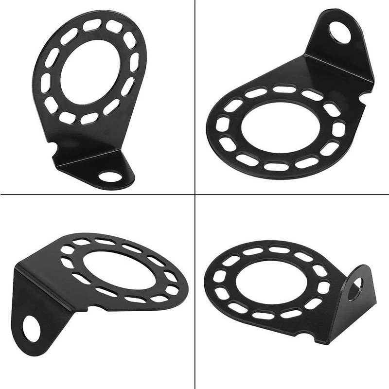 Trailer Mounting Bracket Metal Mounting Bracket Holder for 7 Pin 13 Pin Caravan Towing Trailer Connector Plug Socket