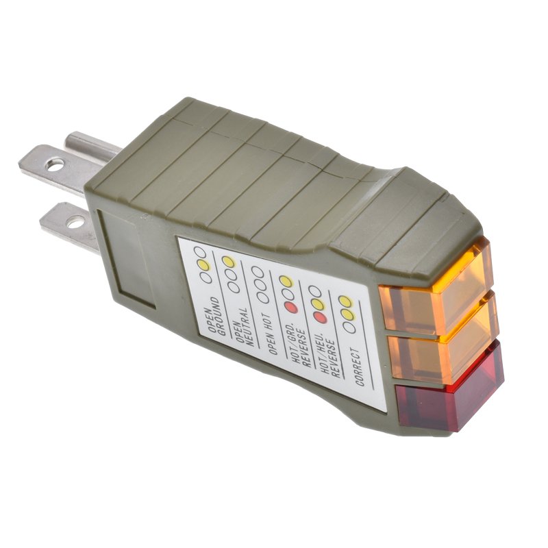 wholesale discharge plug Electric Automatic Earth Wire Plug Socket Tester for esd grounding cords