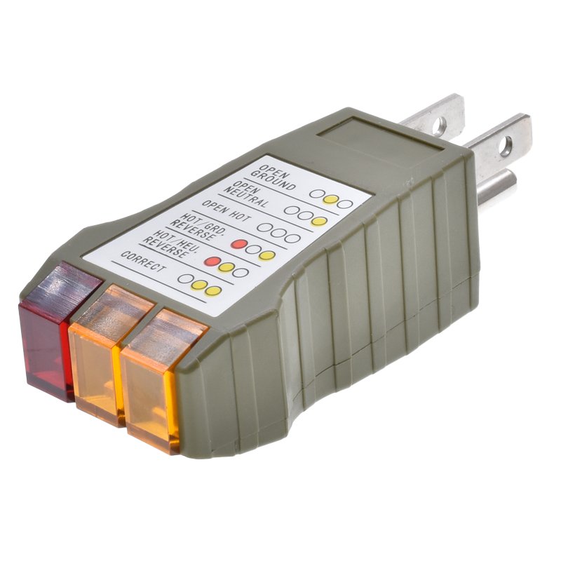 wholesale discharge plug Electric Automatic Earth Wire Plug Socket Tester for esd grounding cords