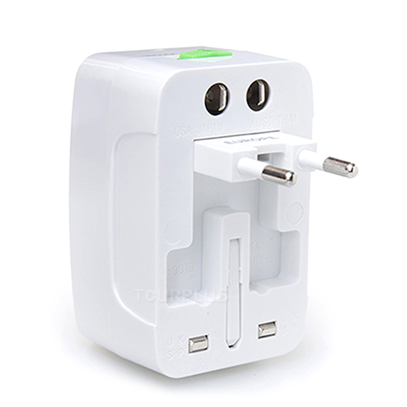 2U1C International smart Adapter plug CE ROHS Certified all-in-one universal world travel adapter