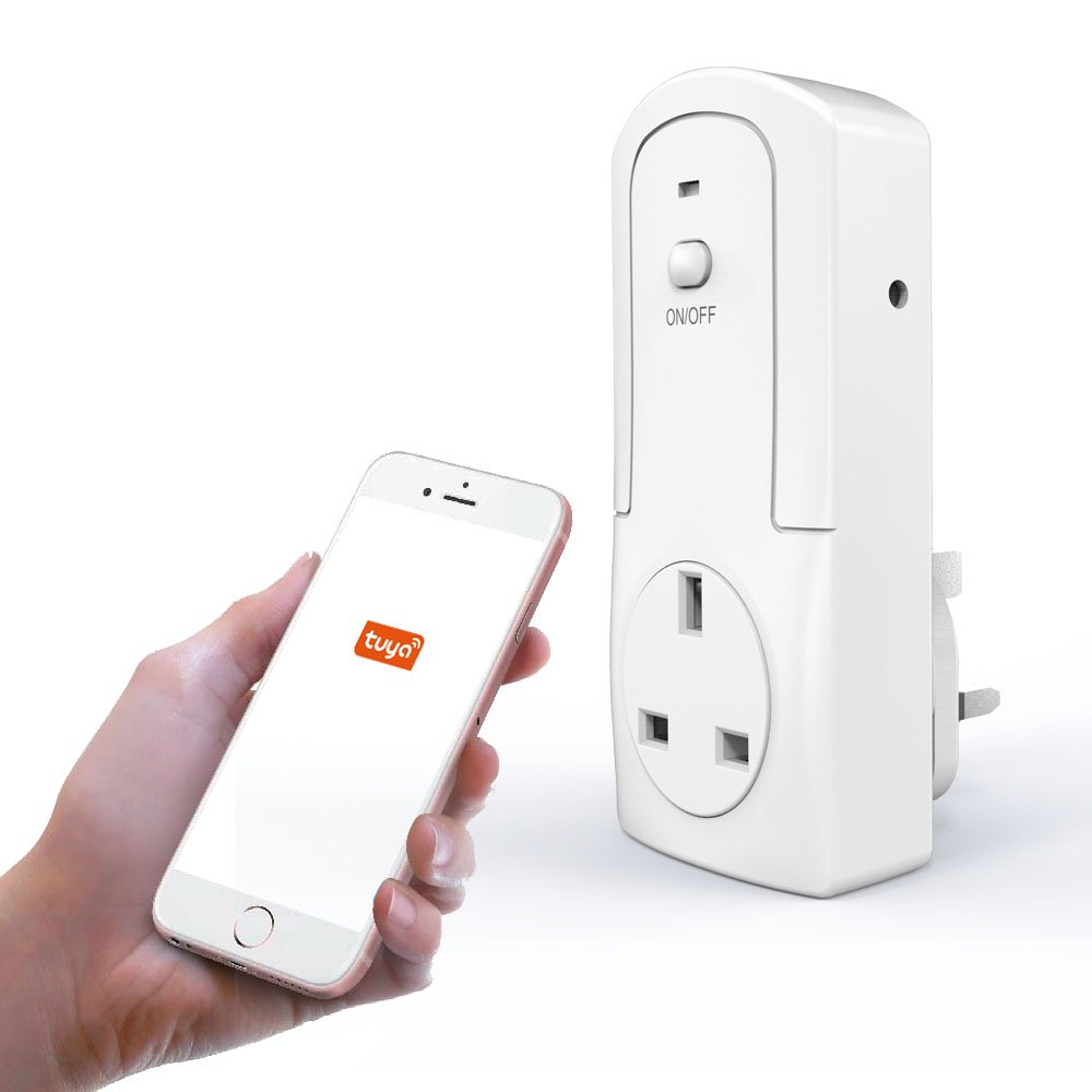 Tuya Smart EU Wireless Electric Wifi Plug Socket Support Alexa/Assistant And Power Meter