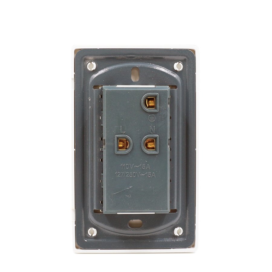 US Multifunction Socket Single And Double Plug Socket Electric 110V-220V 16A Outlet Power Socket