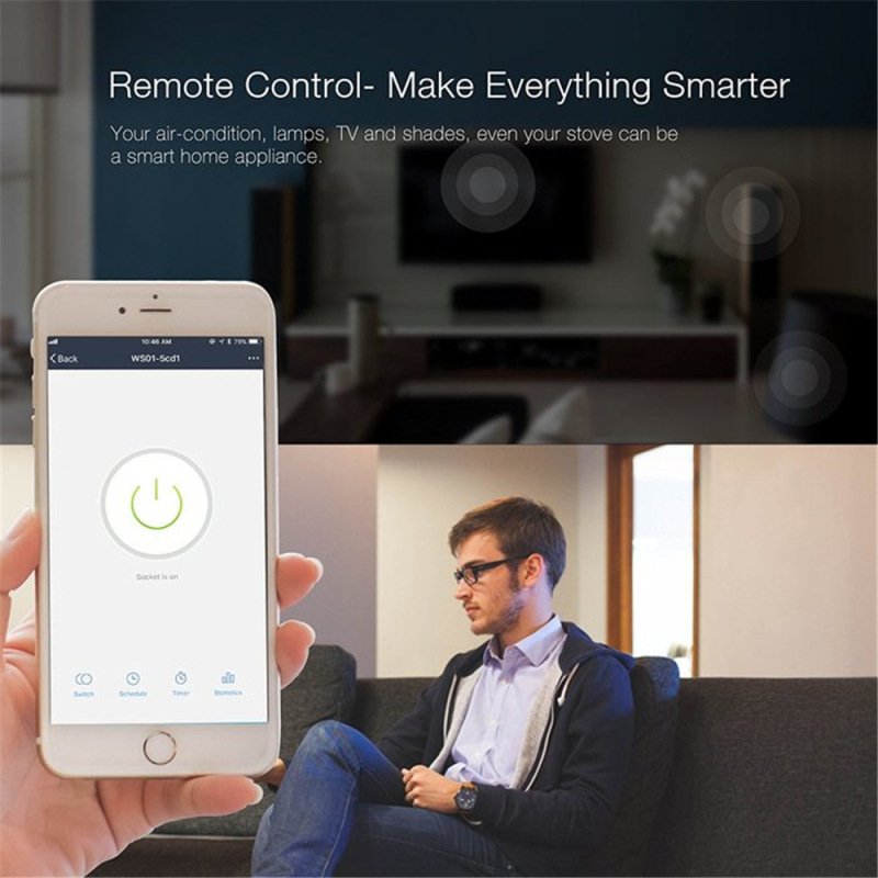 16A Convenient Tuya Smart Home EU Smart Home Electronic Device WiFi Smart Plug Socket