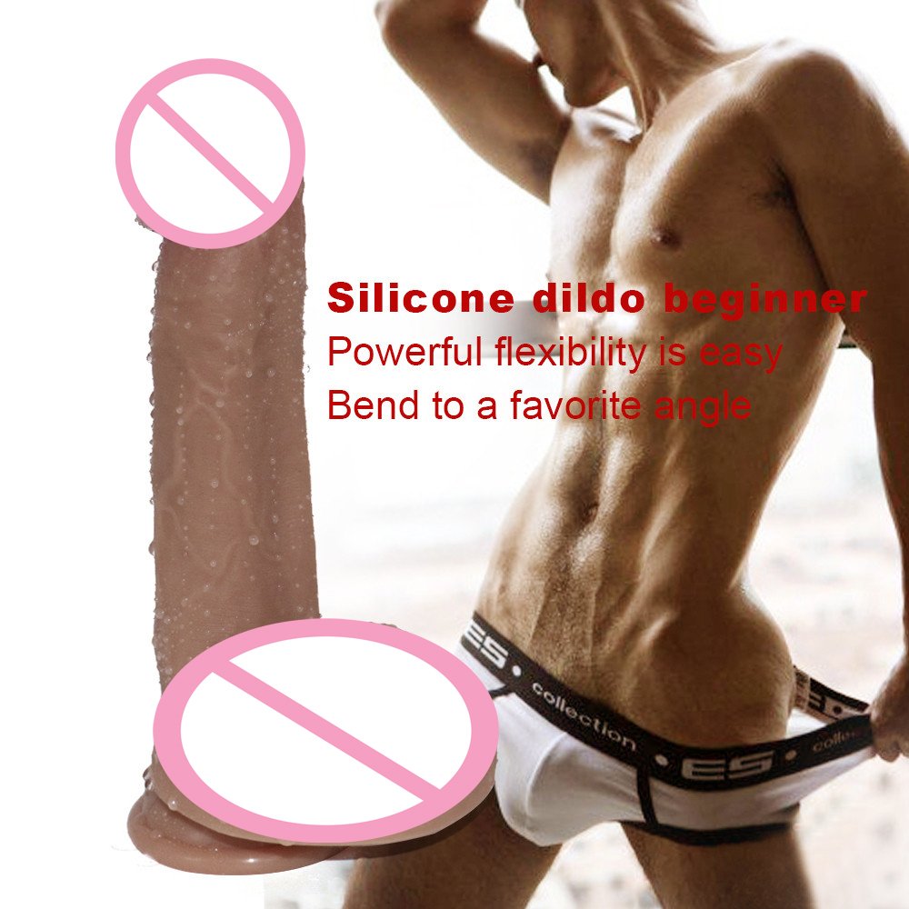 8.46 inch 21.5 cm Long Simulated Penis Realistic Gay Male Female Sex Toys Large Anal Dildo