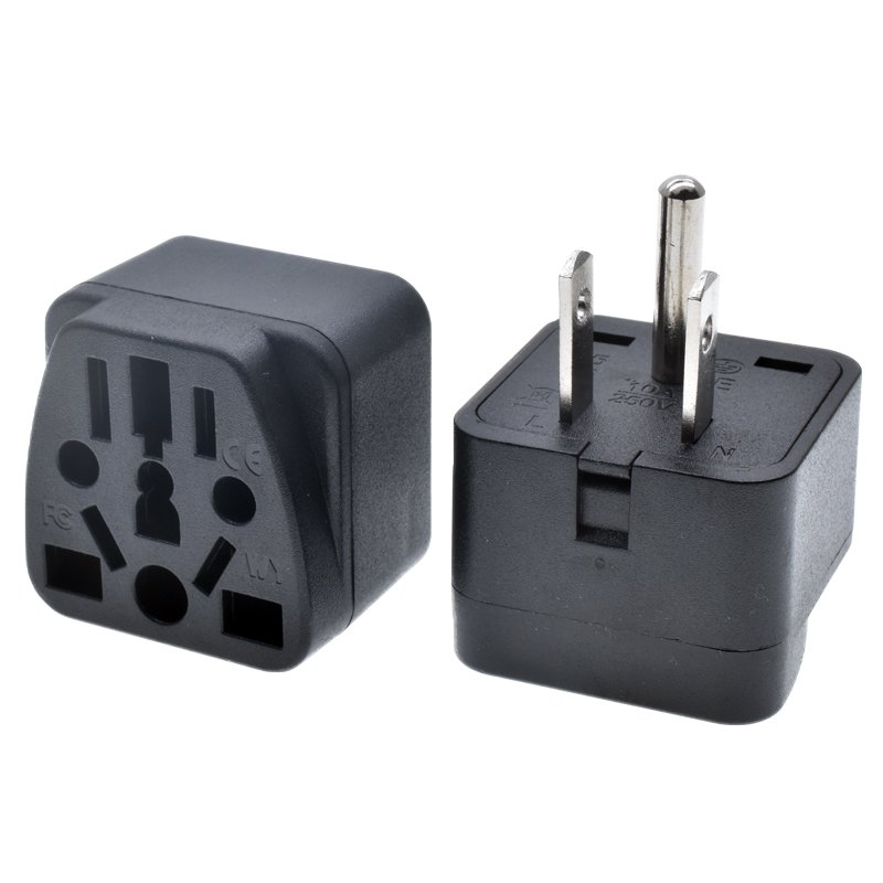 US Travel Plug Adapter,UK to US Power Connector Universal to American Outlet Plug ,US to EU/UK/AU/CN/JP/Italy/Brazil Converter