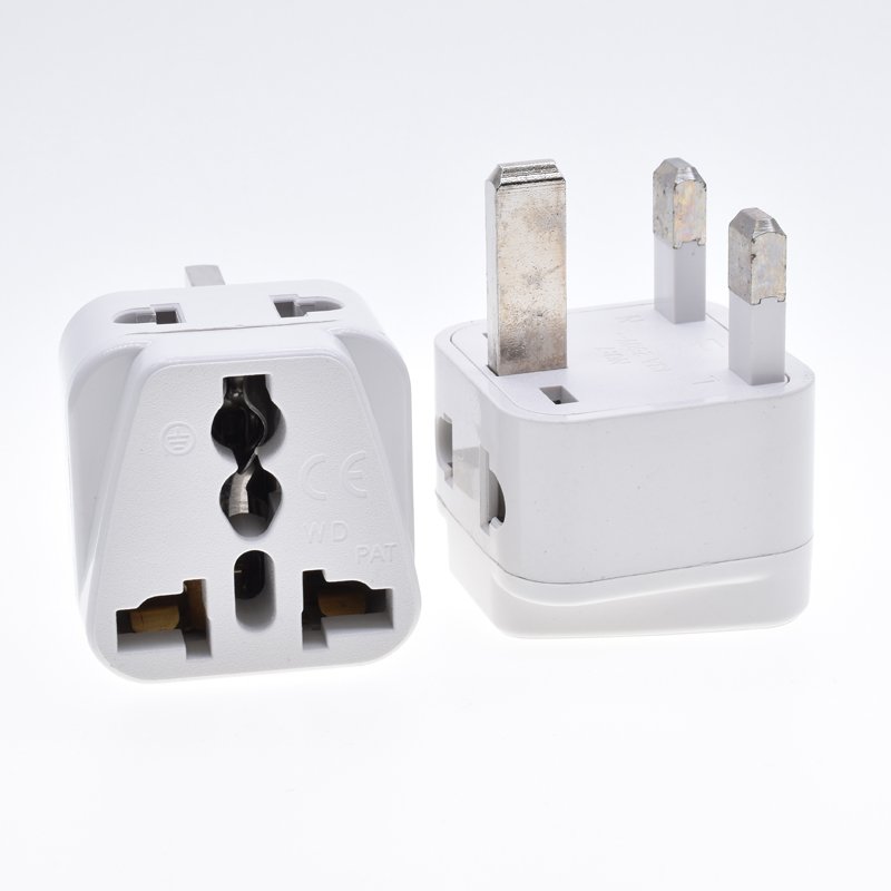 New products Hot UK Extension sockets 2 in 1 Universal to UK plug travel For Singapore Saudi Arabia United Arab Emirates UK