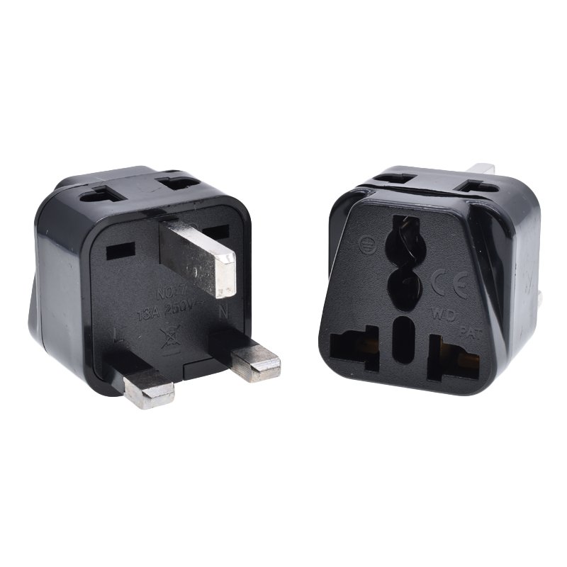 New products Hot UK Extension sockets 2 in 1 Universal to UK plug travel For Singapore Saudi Arabia United Arab Emirates UK