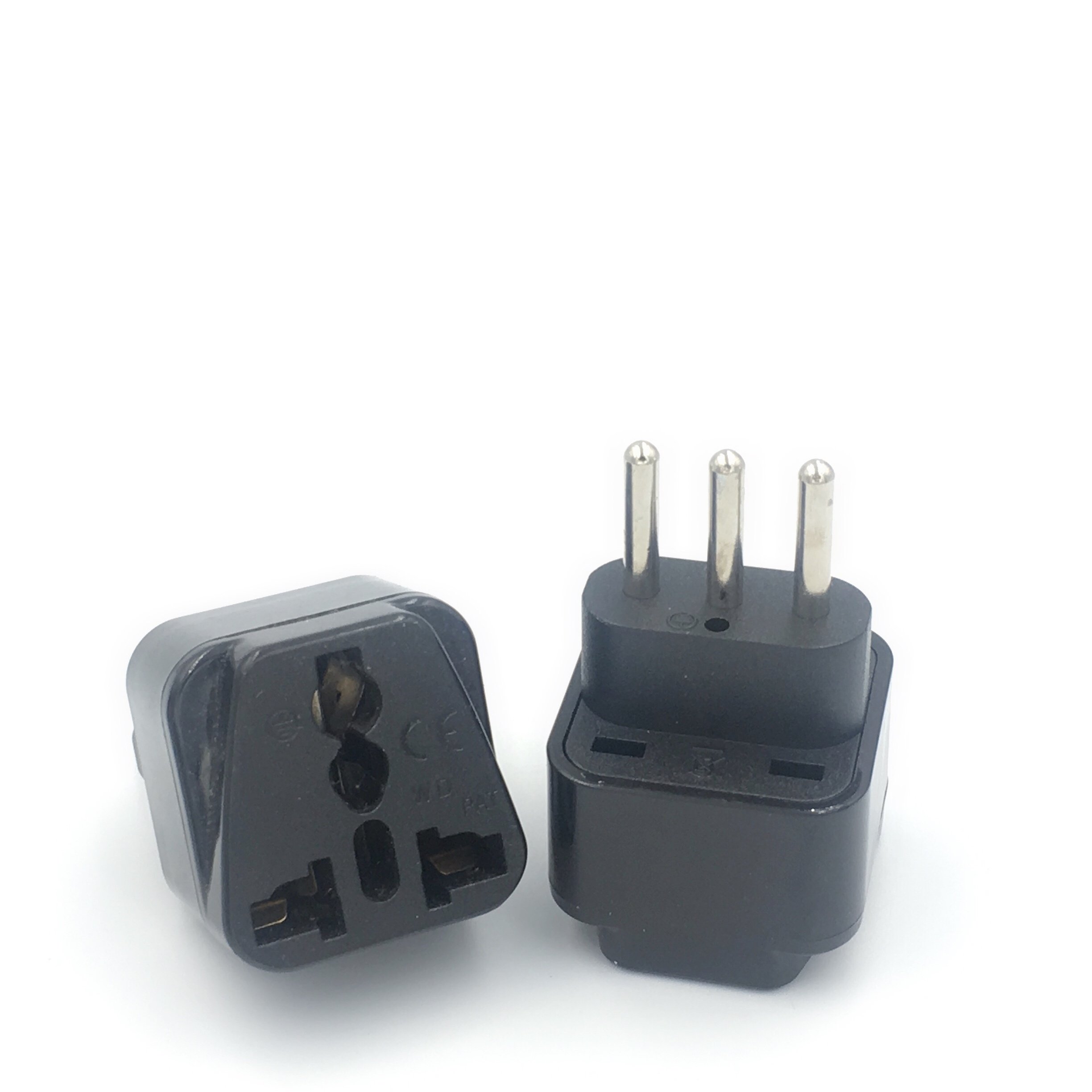 Type L round 3 pins Travel Adapter AC Power Plug Converter AC Socket 250V electric conversion plug For Italy Uruguay