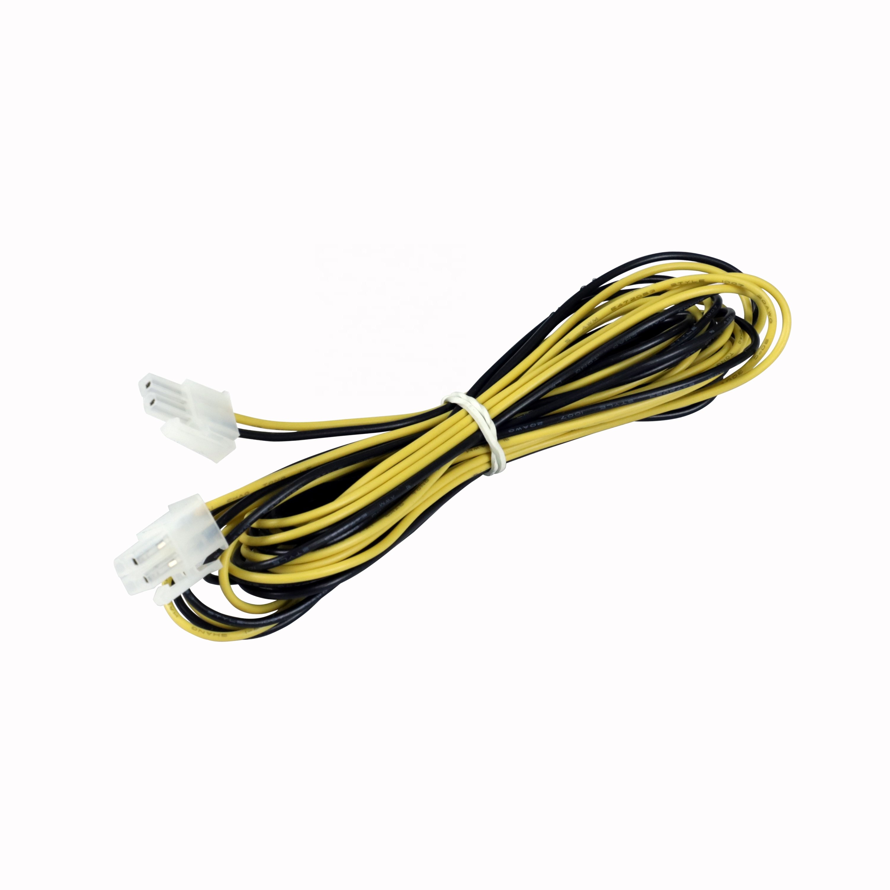 Electrical Wire Harness Power Connector / Stripping Wire Harness Cable Harness With 8-pin Plug