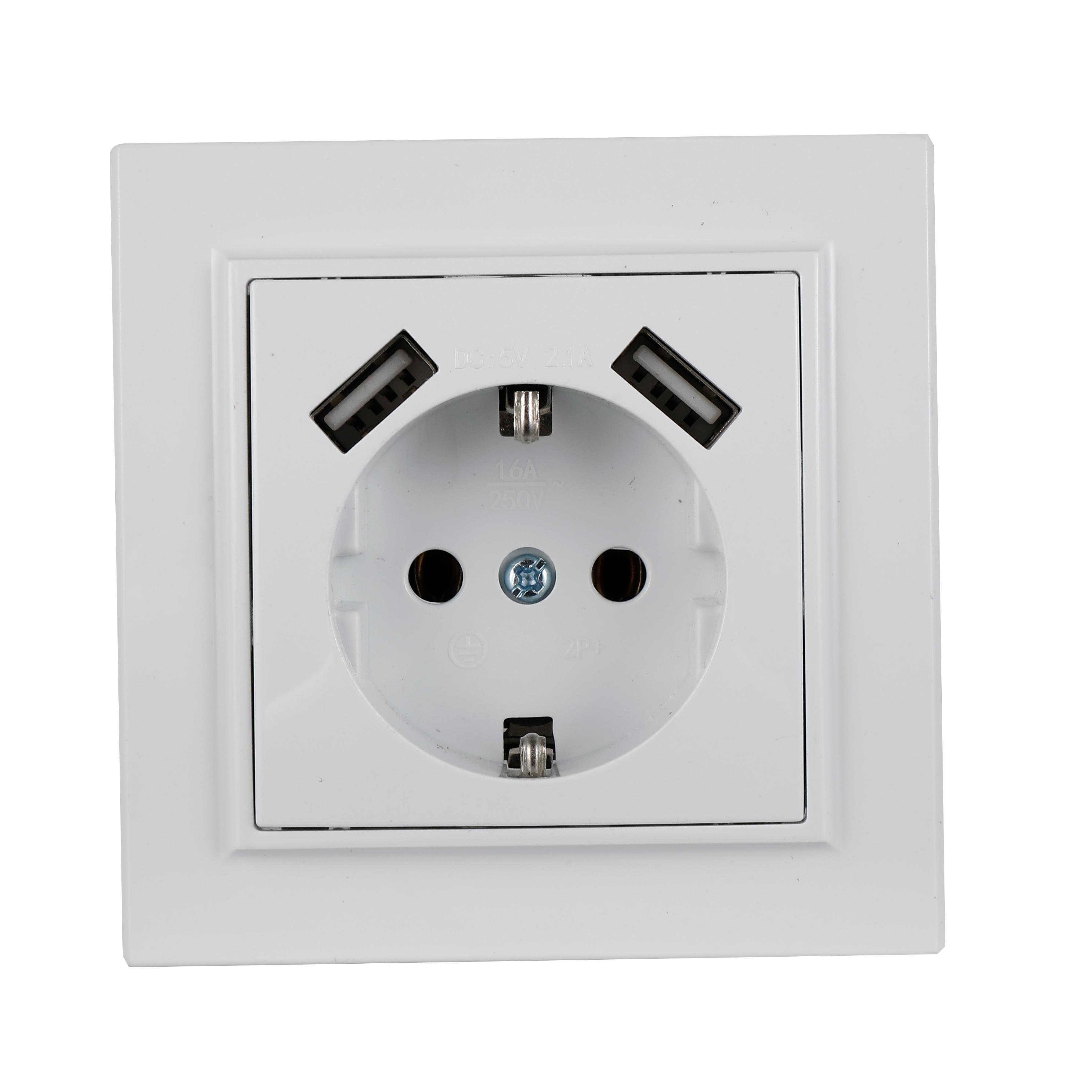 electric wall sockets electric light switch socket EU socket schuko