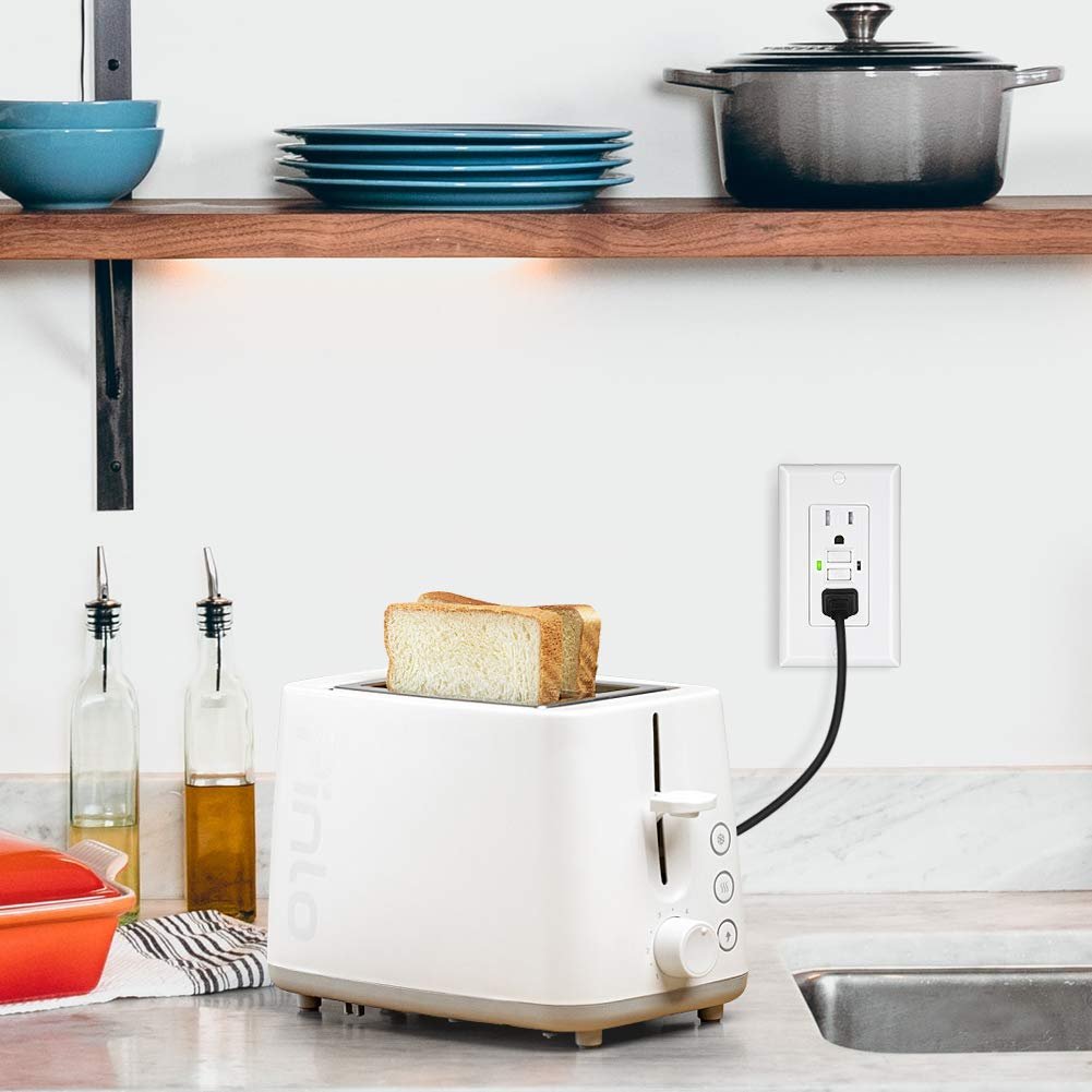 110V 15A 60Hz Self Test TR GFCI Outlet for US Standard plug Socket Receptacle