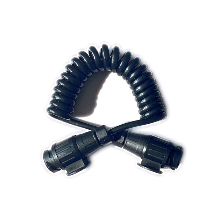 High quality 13pin TPU trailer spiral power cable for car