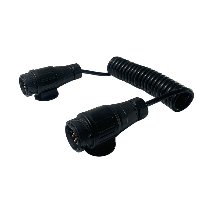 High quality 13pin TPU trailer spiral power cable for car