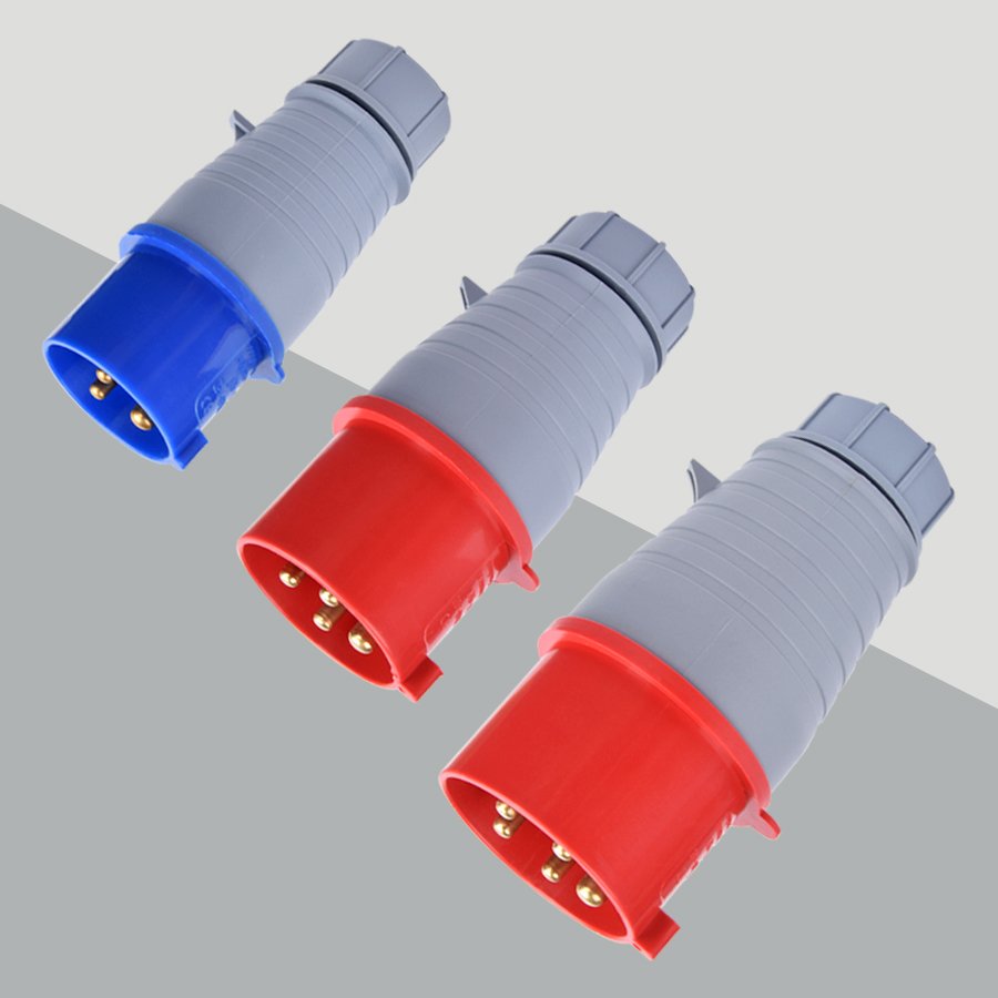 Electrical supplies IP44 3P4P5P 32A three-phase industrial plug and socket waterproof industrial plug