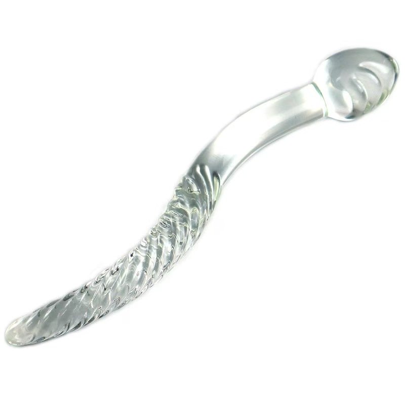glass butt plug anal dildo anal bead crystal