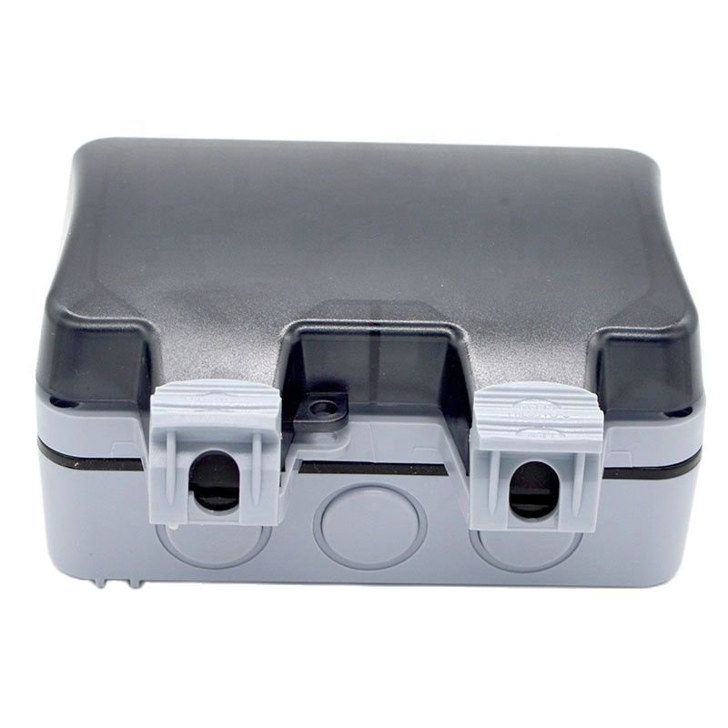 Hot Sale New IP66 MP22 Type EU Power Supply Standard UK Double Waterproof Electric Wall Socket 16A Charging Plug Outdoor Use