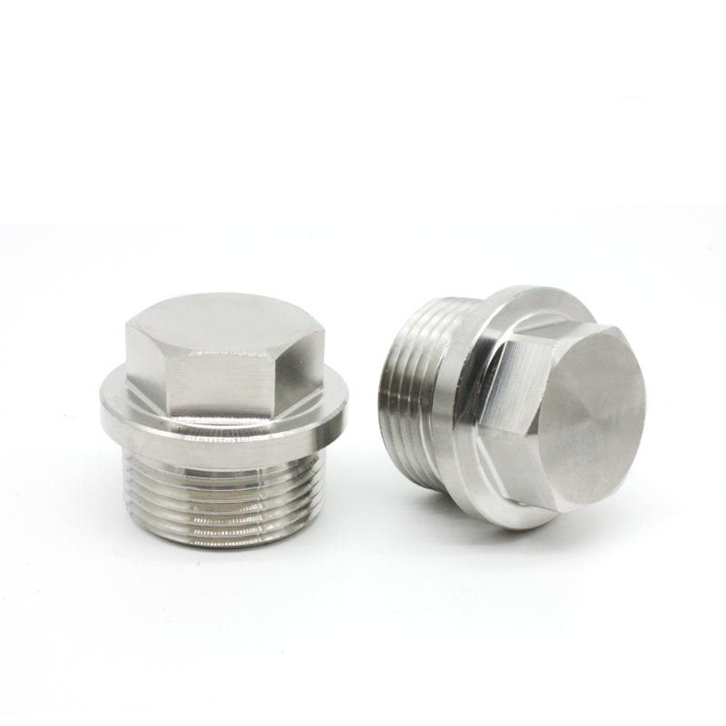 Customized Stainless Steel Threaded Plug M20 M24 Hexagon Socket Head Threaded Plug Plug Hydraulic Parts