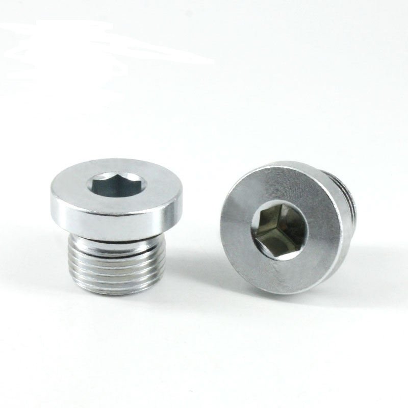 Customized Stainless Steel Threaded Plug M20 M24 Hexagon Socket Head Threaded Plug Plug Hydraulic Parts