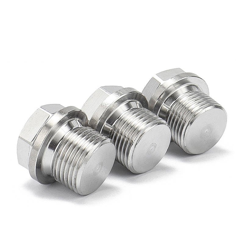 Customized Stainless Steel Threaded Plug M20 M24 Hexagon Socket Head Threaded Plug Plug Hydraulic Parts