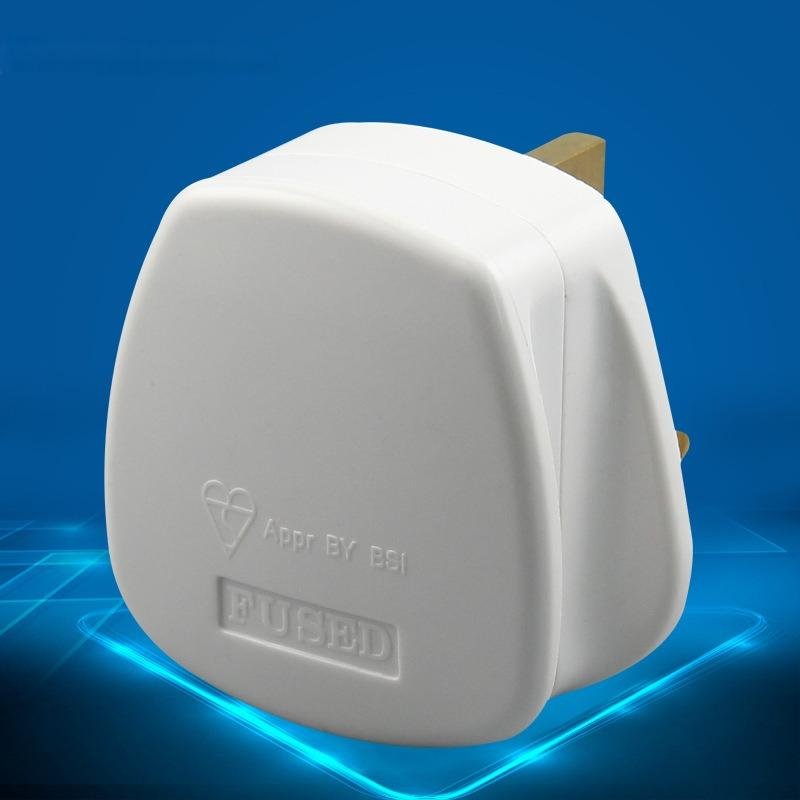 pin electrical plugRewireable Plug with Fuse Male DetachableRemovable Power Wiring Plug