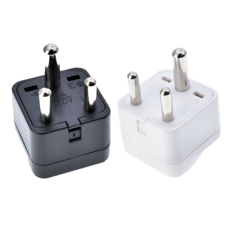 Universal to South Africa Plug Adapter 3 Pins Type-D Big Power Supply Converter Travel For India Sri Lanka Nepal Namibia BS Plug