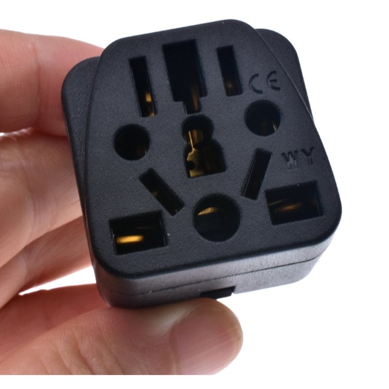 Universal to South Africa Plug Adapter 3 Pins Type-D Big Power Supply Converter Travel For India Sri Lanka Nepal Namibia BS Plug
