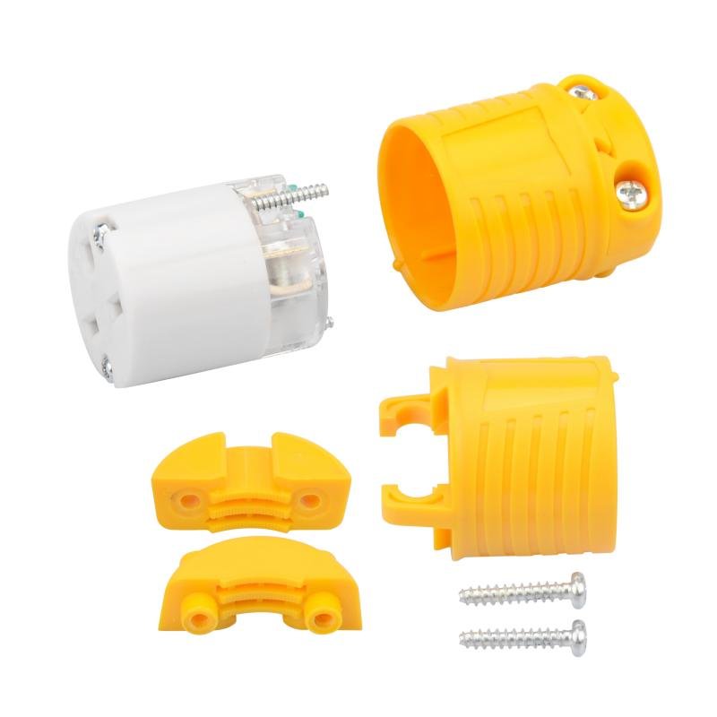 NEMA 6-15R Replacement Outlet, 15A 250V Replacement Plug for Extension Cord, cETLus Certificated