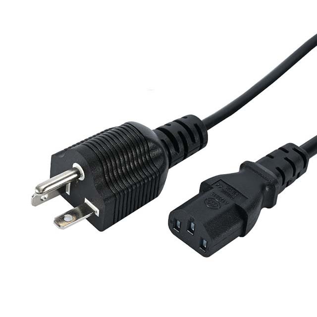 US standard ac power cord free sample USA 3pin plug us 3 pin power cable for computer