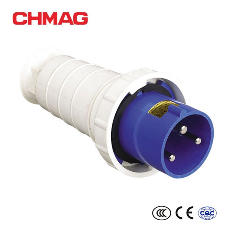 125a industrial socket 220v 3p 343 3-pin socket single phase plugs and sockets 125a