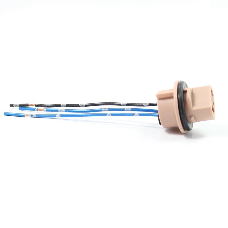T20 Car bulb socket 7443 double wire socket brake light plug